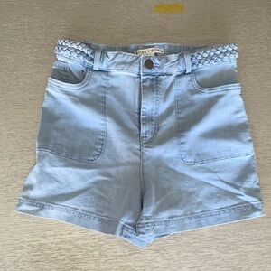 Alison and Olivia Carson braided shorts